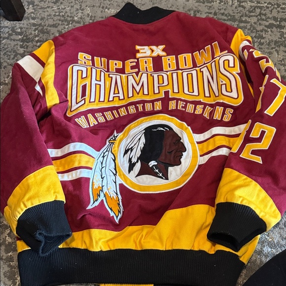 Champion Washington Redskins ジャケット Super Bowl Champions Jacket NFL WASHINGTON REDSKINS MENS MEDIUM HTF